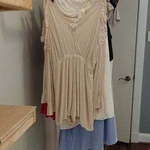 Long sleeve cold-shoulder romper